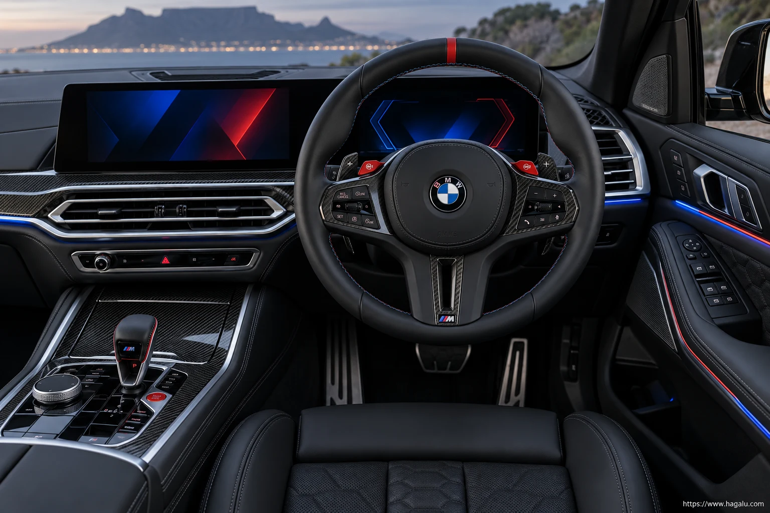 BMW X5 M interior view 2 for South African vehicle comparison