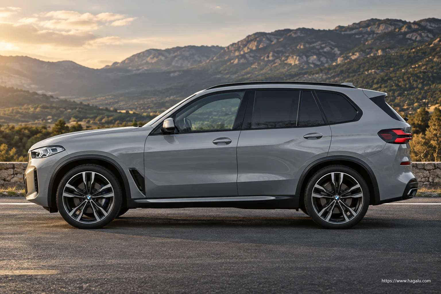 BMW X5 exterior view 3 for South African vehicle comparison