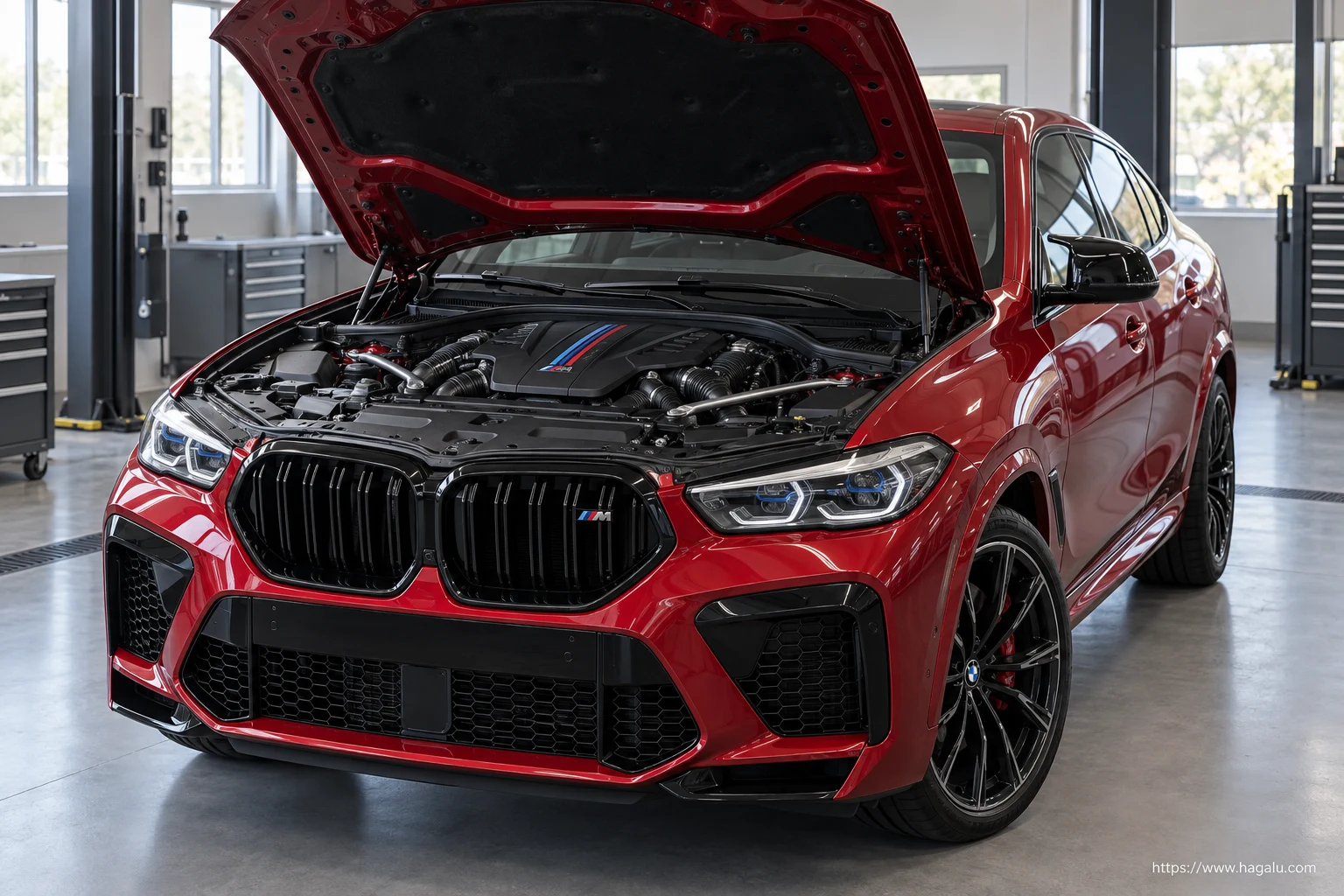 BMW X6 M exterior view 5 for South African vehicle comparison