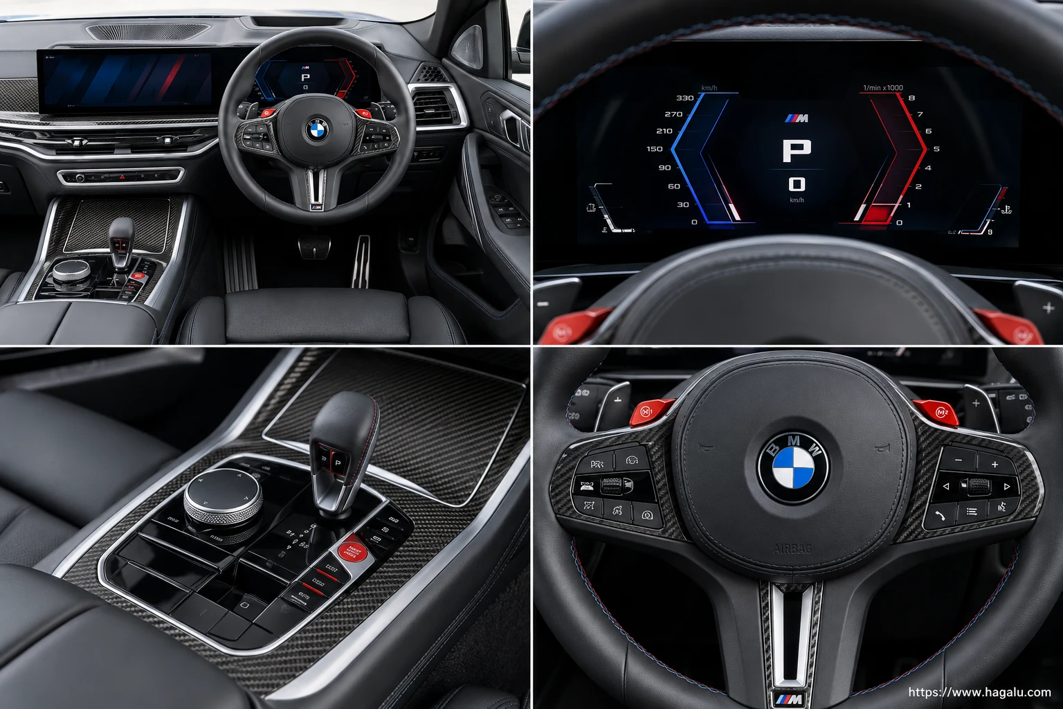 BMW X6 M interior view 2 for South African vehicle comparison