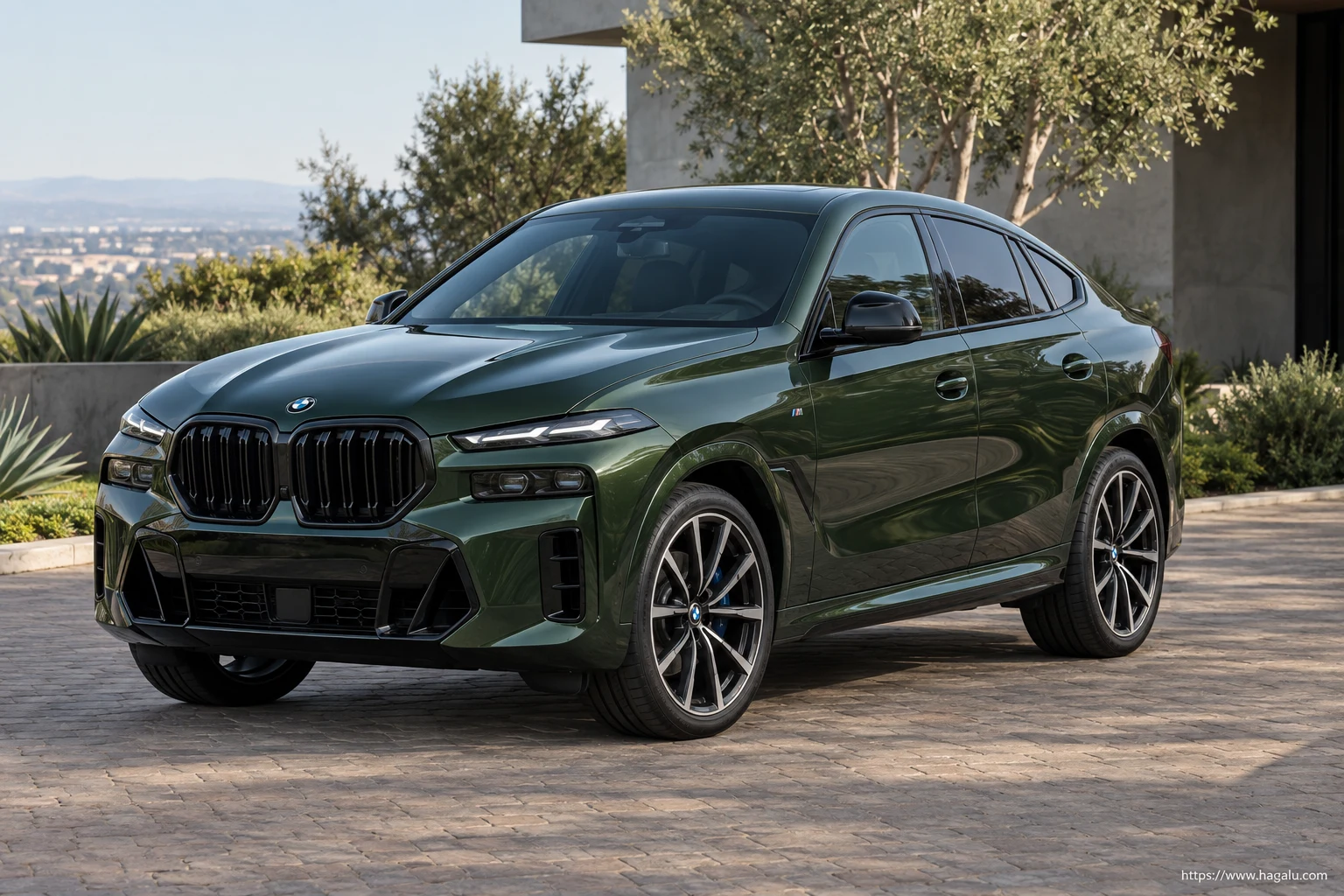 BMW X6 exterior view 1 for South African vehicle comparison