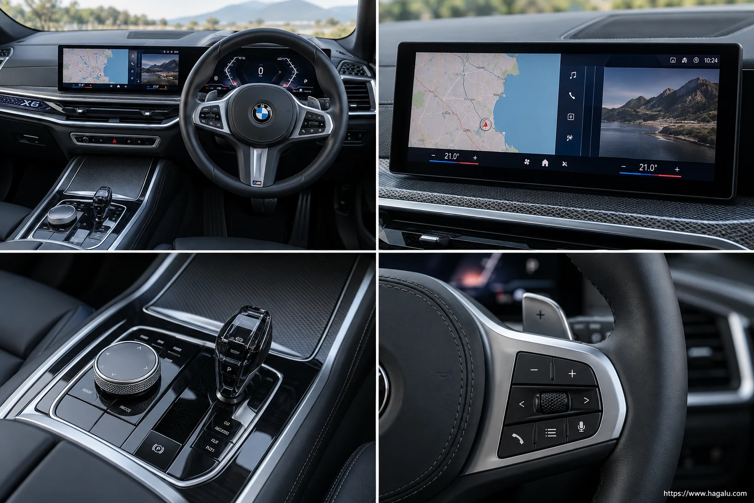 BMW X6 interior view 2 for South African vehicle comparison