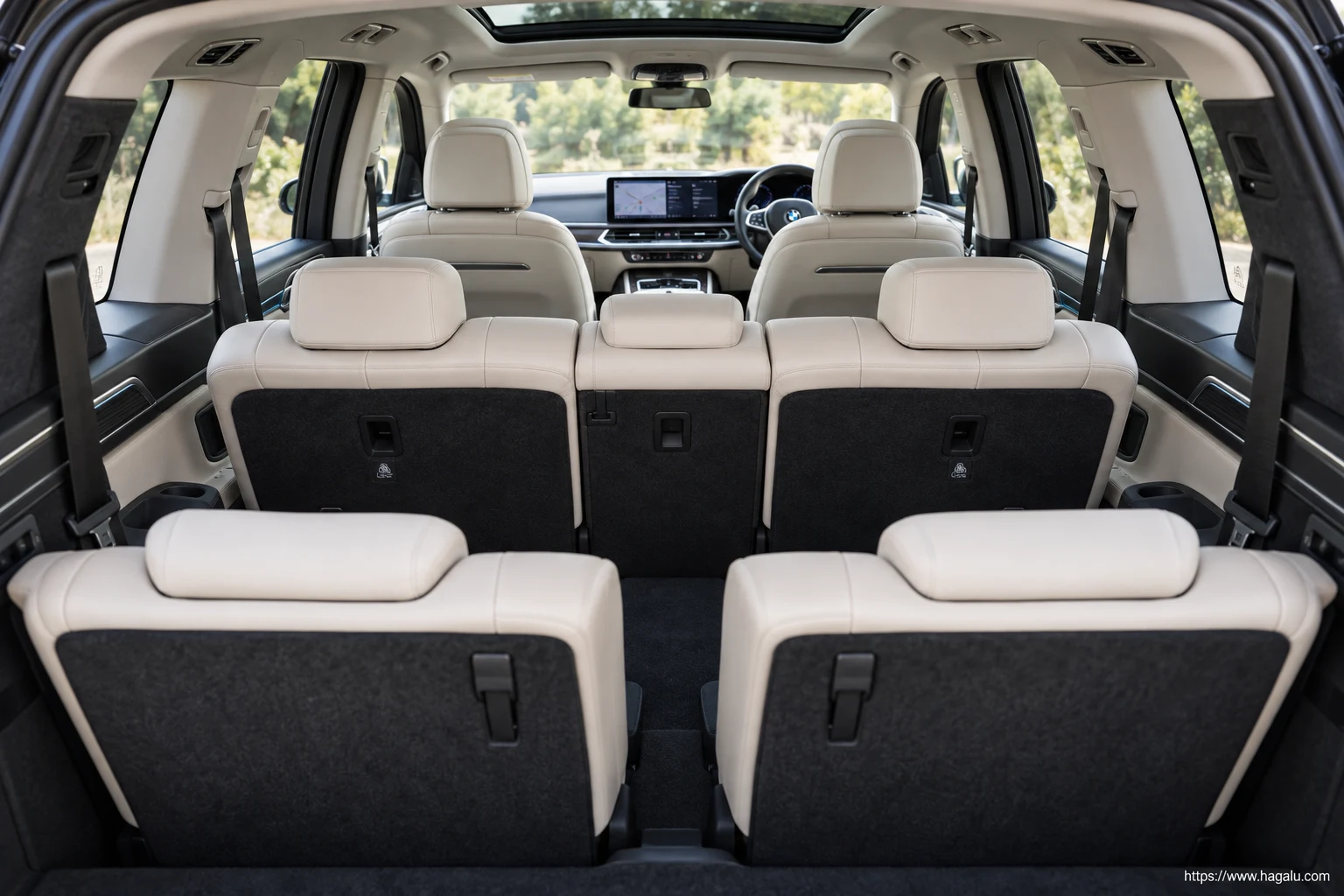 BMW X7 interior view 3 for South African vehicle comparison