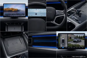 BYD SEALION 7 interior view 2 for South African vehicle comparison