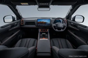 BYD SHARK 6 DMO interior view 1 for South African vehicle comparison