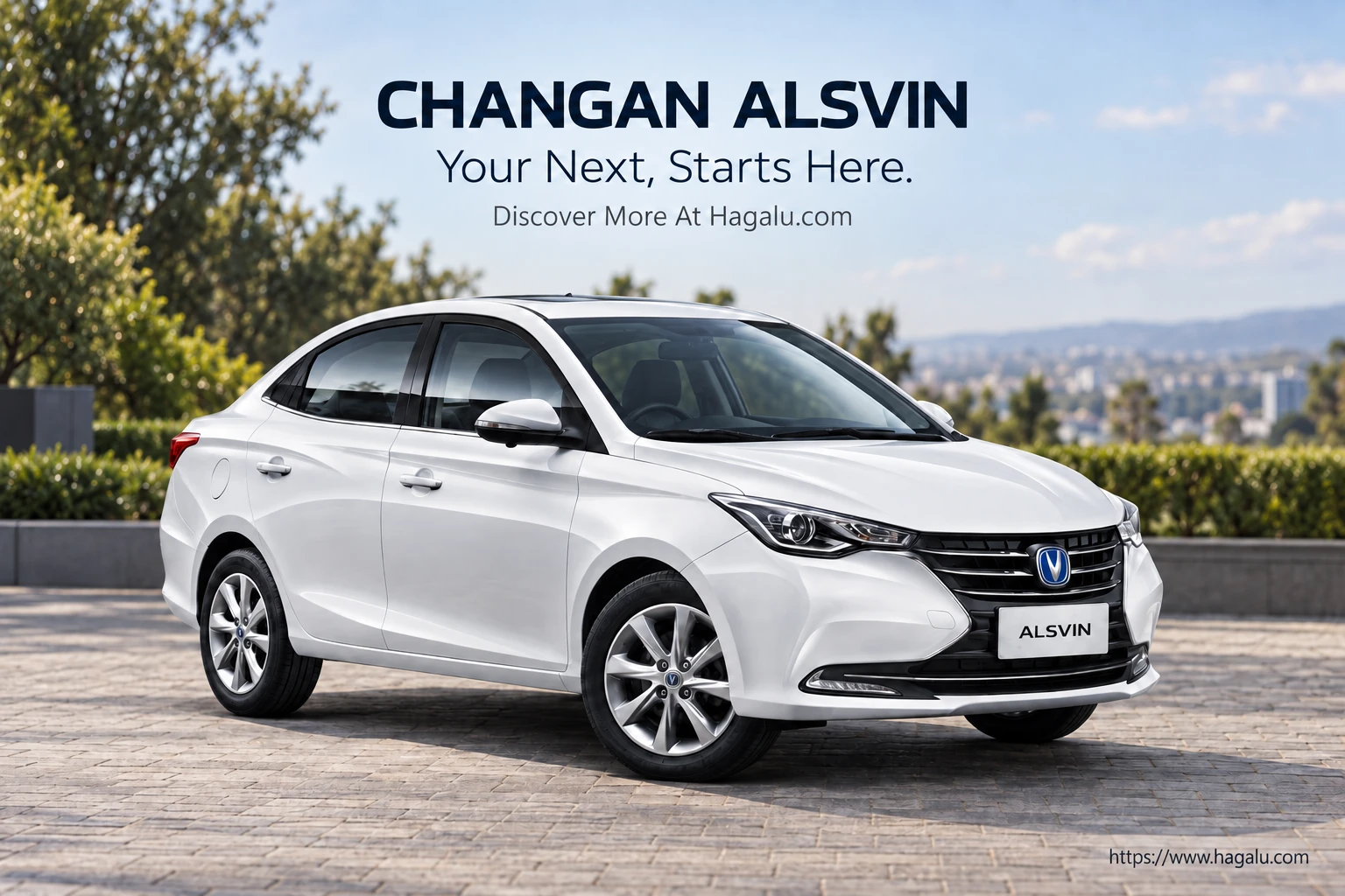 Changan Alsvin exterior view in the live South African under-R400,000 list