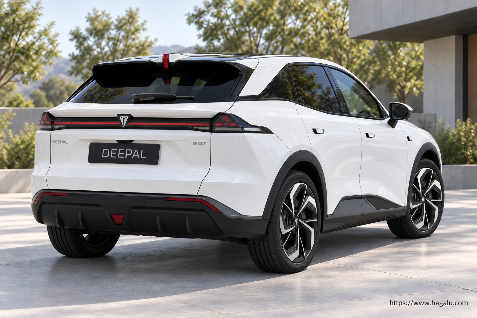 Changan Deepal S07 exterior view 2 for South African vehicle comparison