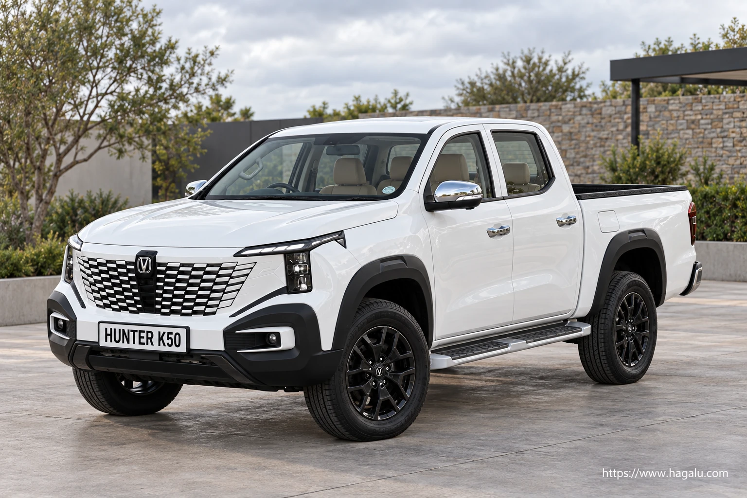 Changan Hunter K50 REEV exterior view 1 for South African vehicle comparison