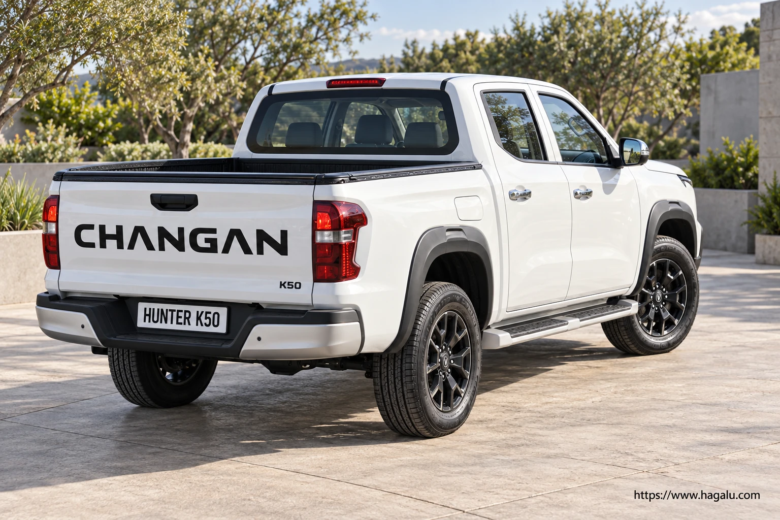 Changan Hunter K50 REEV exterior view 2 for South African vehicle comparison