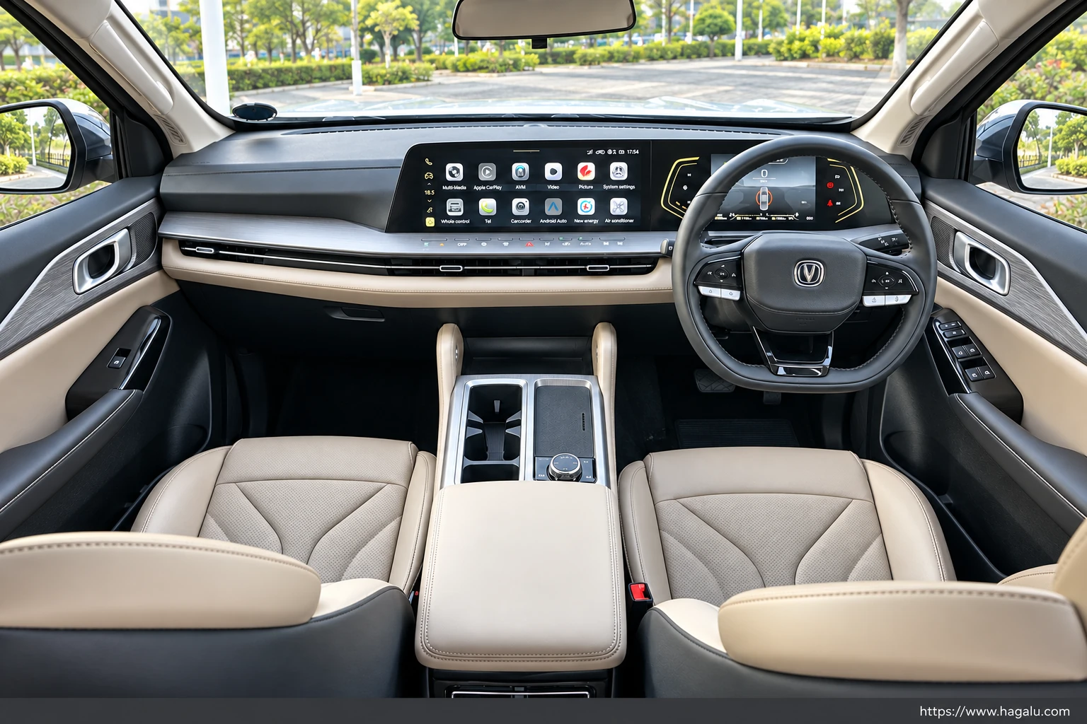 Changan Hunter K50 REEV interior view 1 for South African vehicle comparison