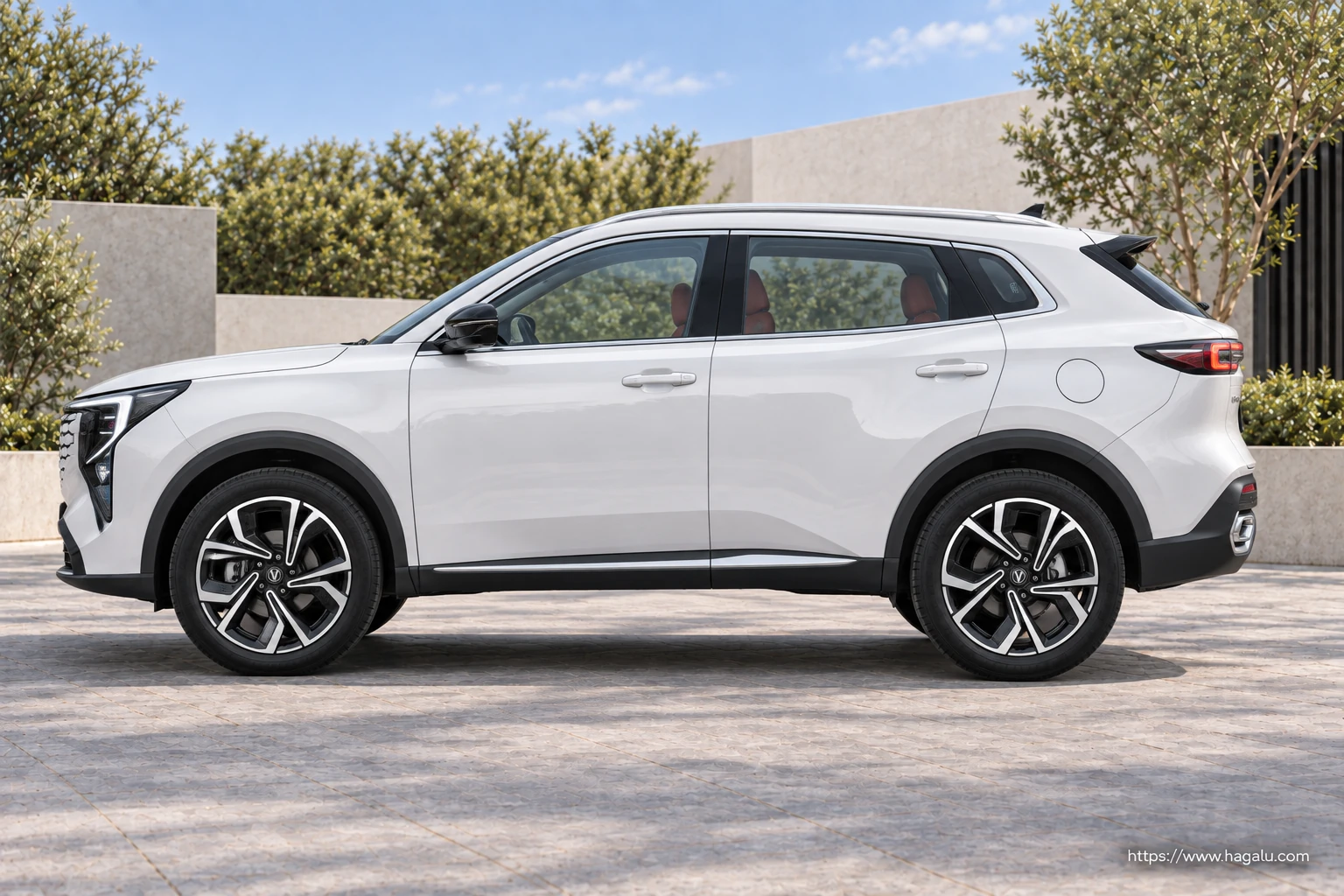 Changan UNI-S exterior view 3 for South African vehicle comparison