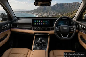 Chery Tiggo 8 PHEV interior view 1 for South African vehicle comparison