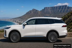 Chery Tiggo 9 exterior view 3 — South Africa 2026