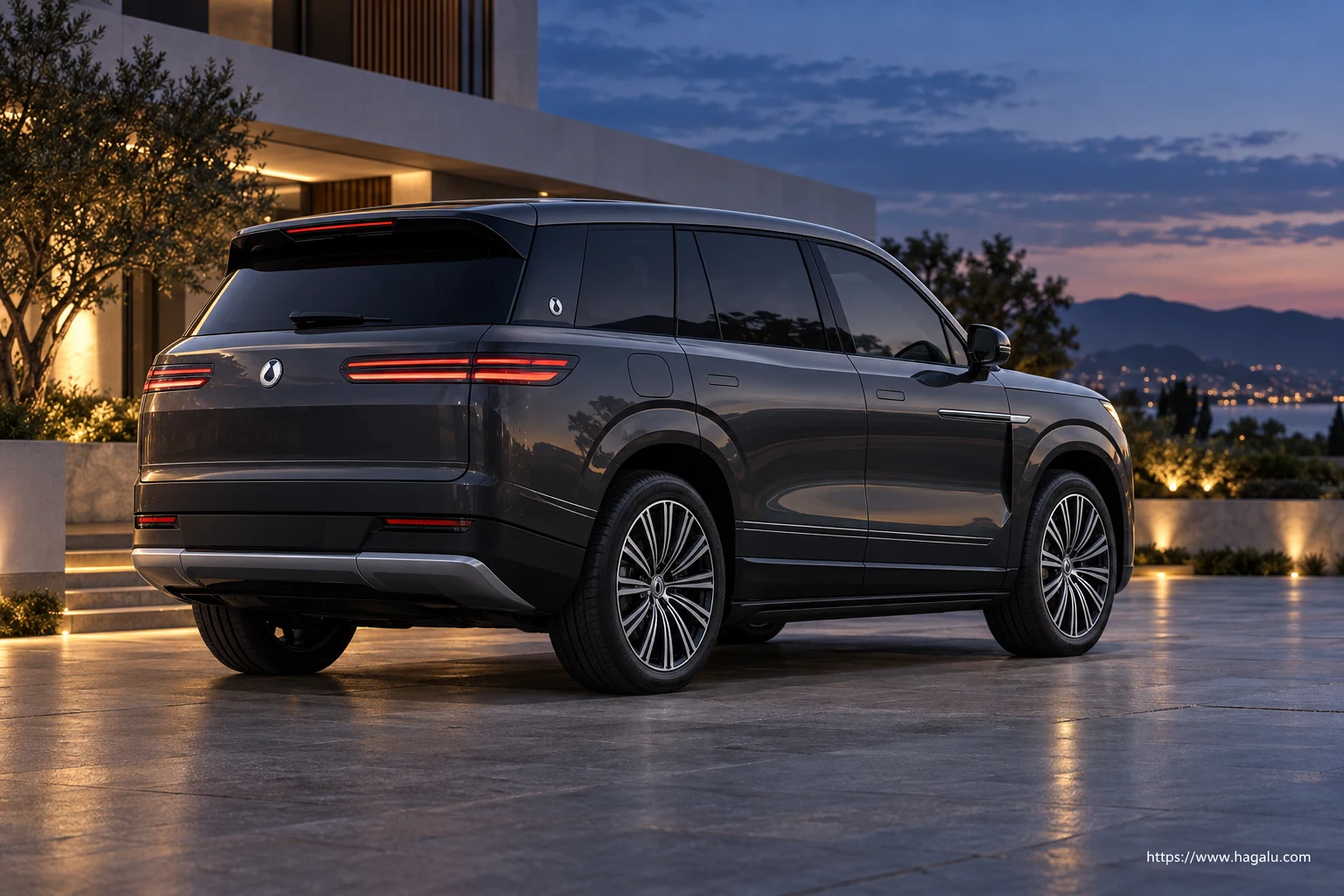 Illustrative DENZA N9 exterior view showing the body design, wheels and overall proportions for the South Africa watchlist; final design unconfirmed
