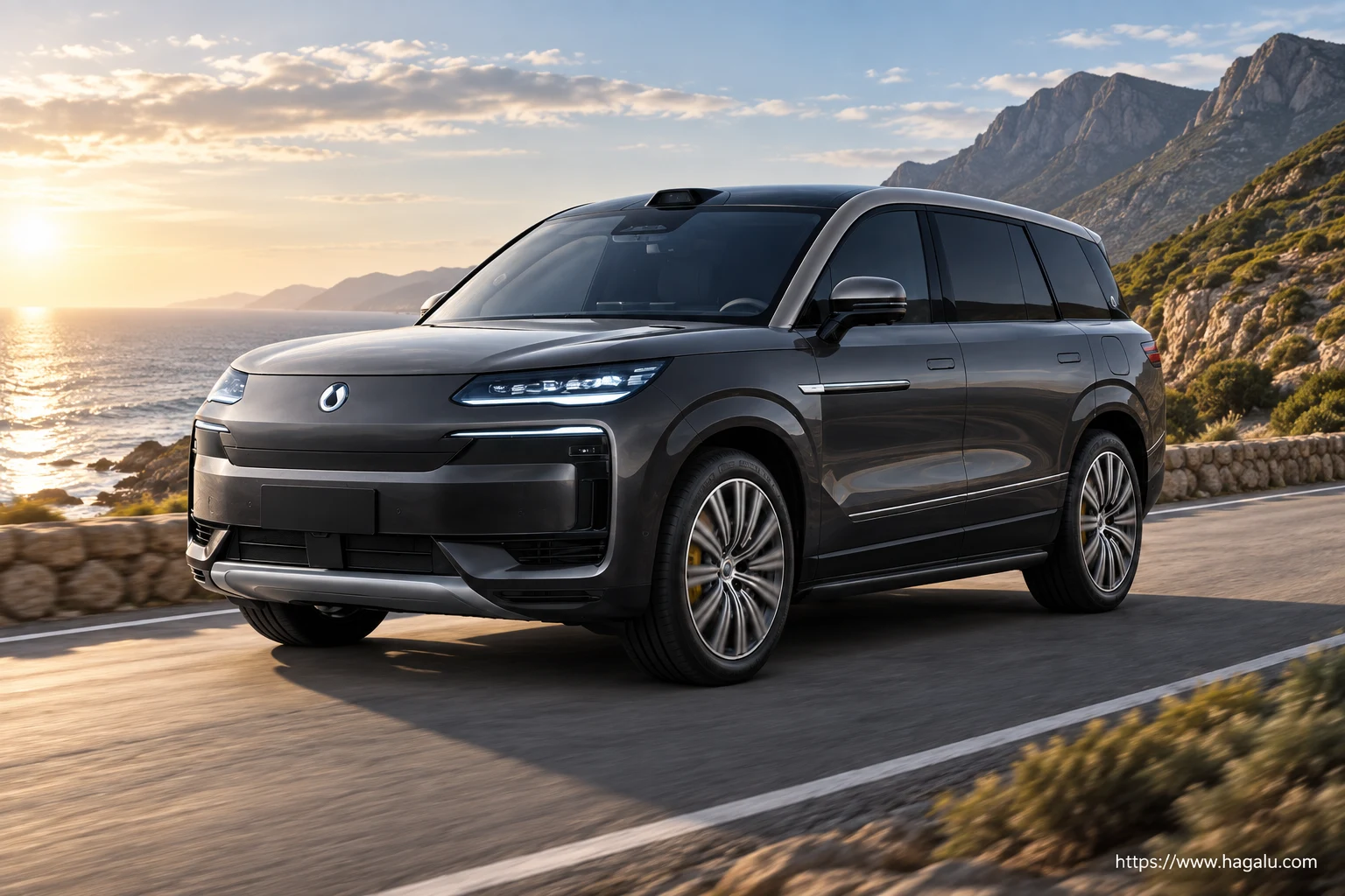 Illustrative DENZA N9 rear three-quarter exterior view showing the rear design and body proportions for the South Africa watchlist; final design unconfirmed
