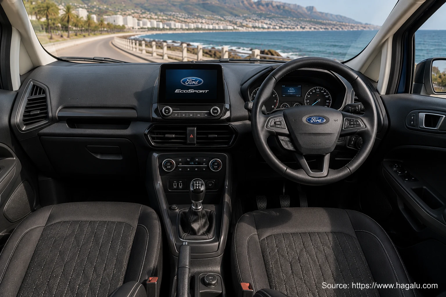Ford EcoSport interior view 1 for South African vehicle comparison