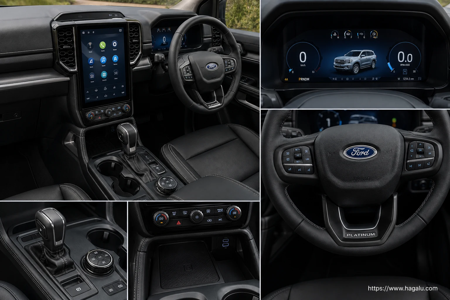 Ford Everest interior view 2 for South African vehicle comparison