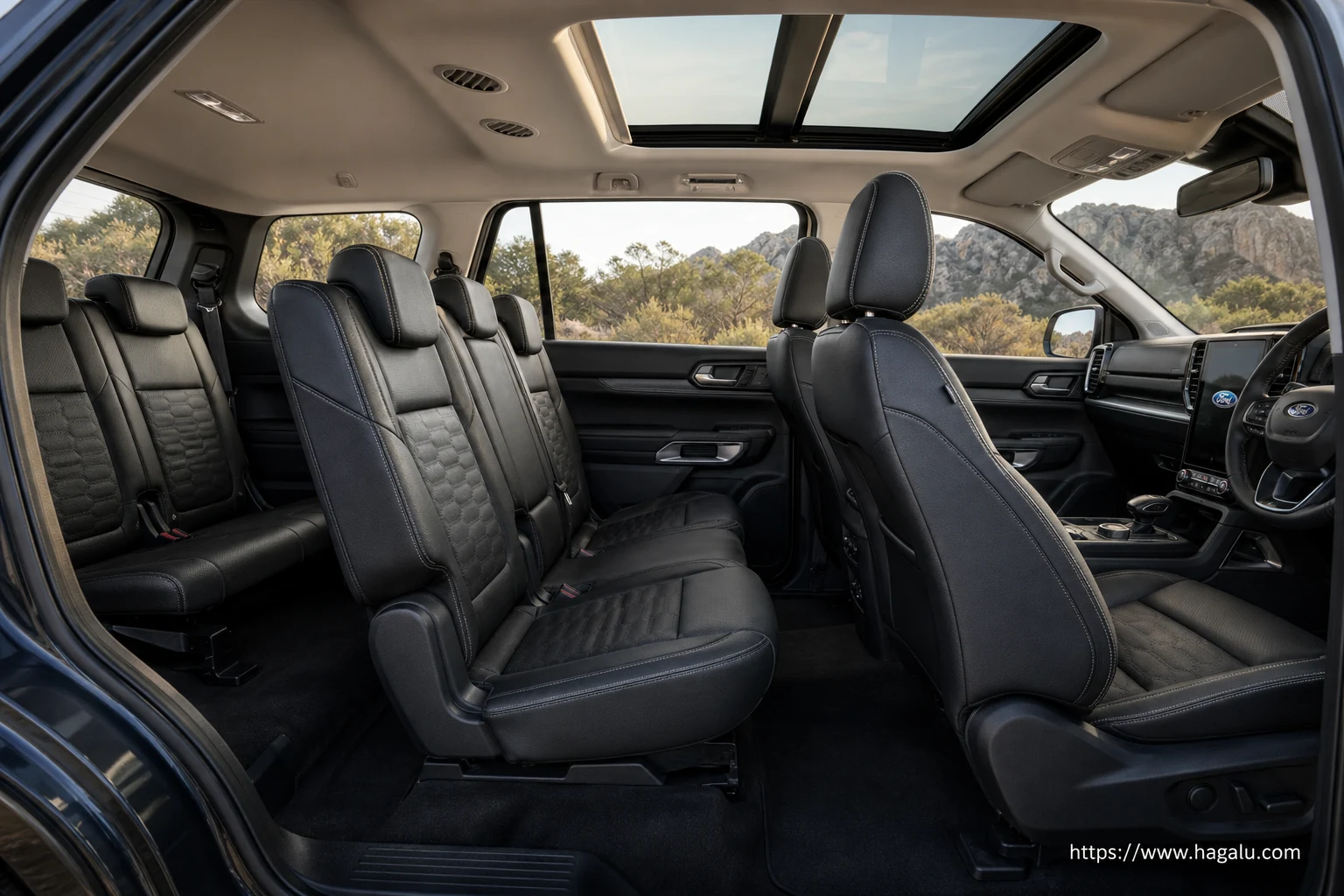 Ford Everest interior view 3 for South African vehicle comparison