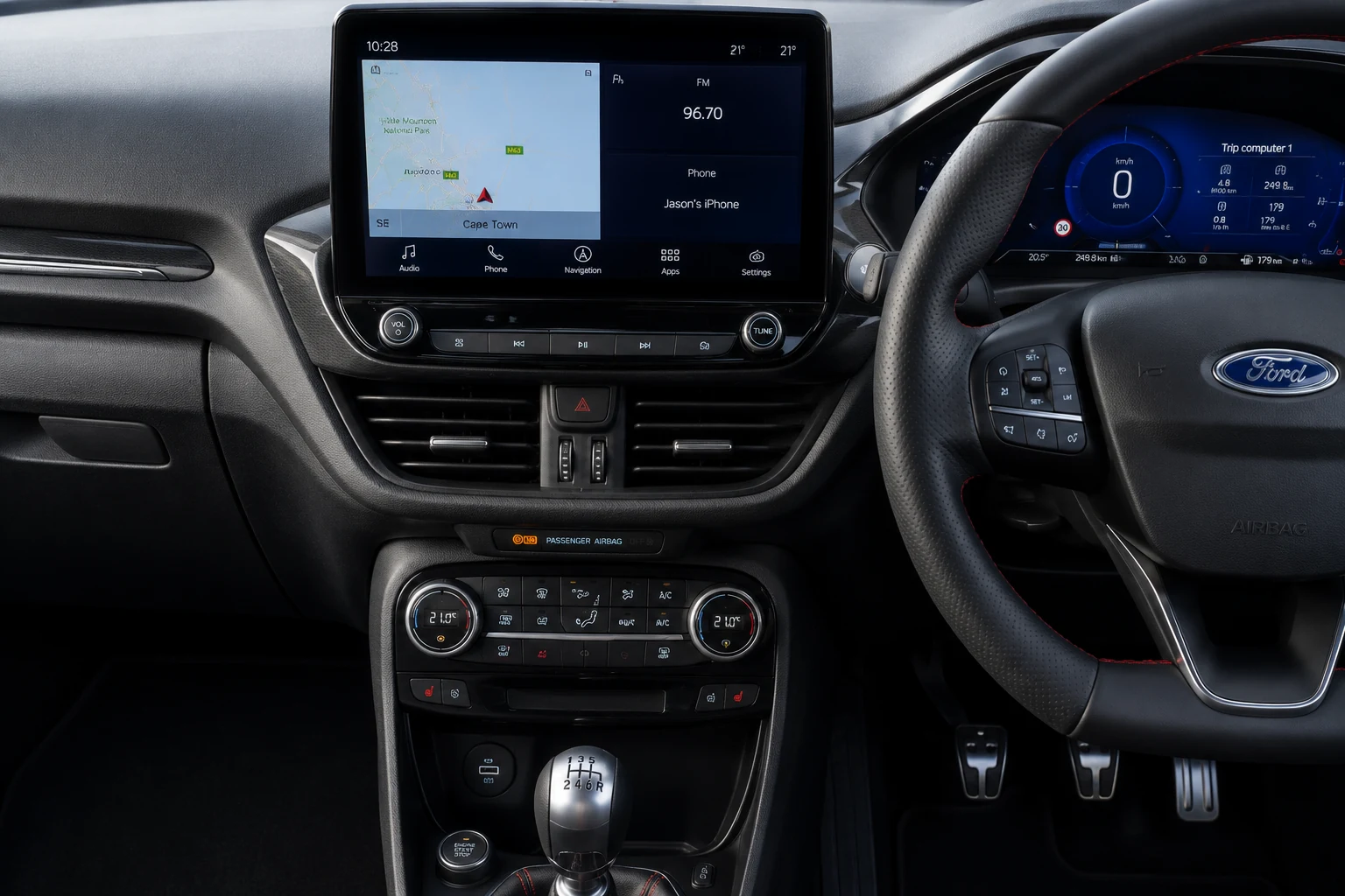 Ford Puma interior view 2 for South African vehicle comparison