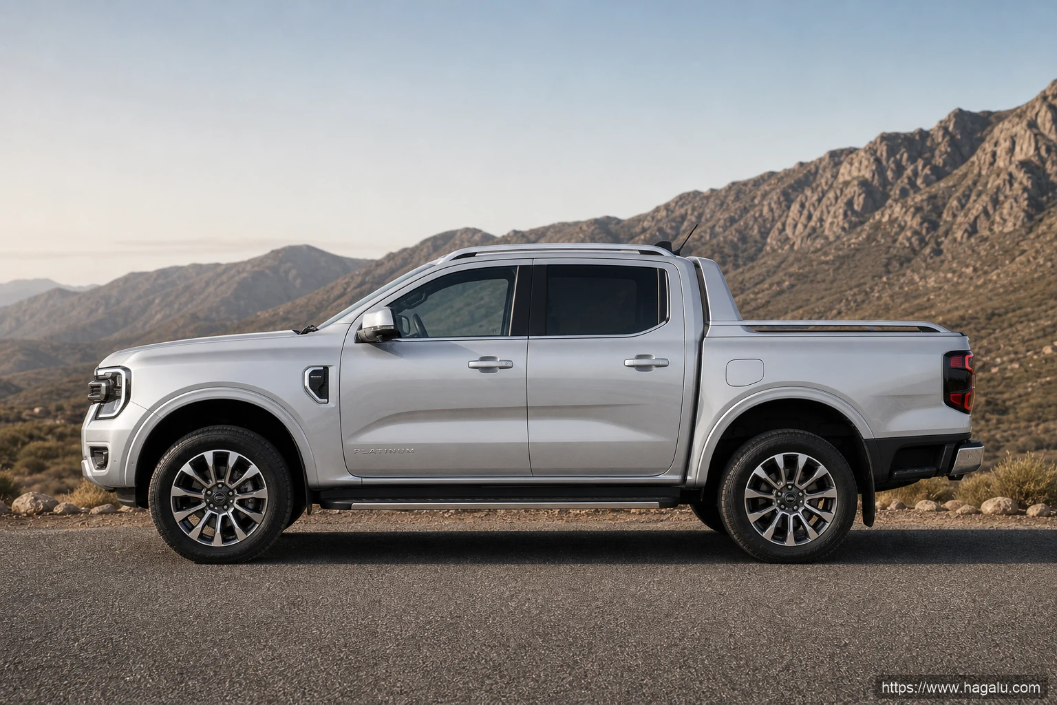 Ford Ranger Platinum exterior view 3 — South Africa 2026