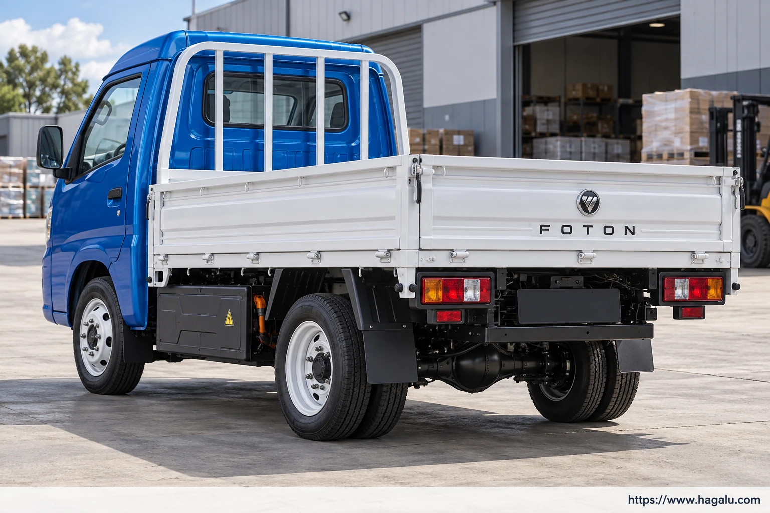 Foton eTruckmate exterior view 2 for South African vehicle comparison