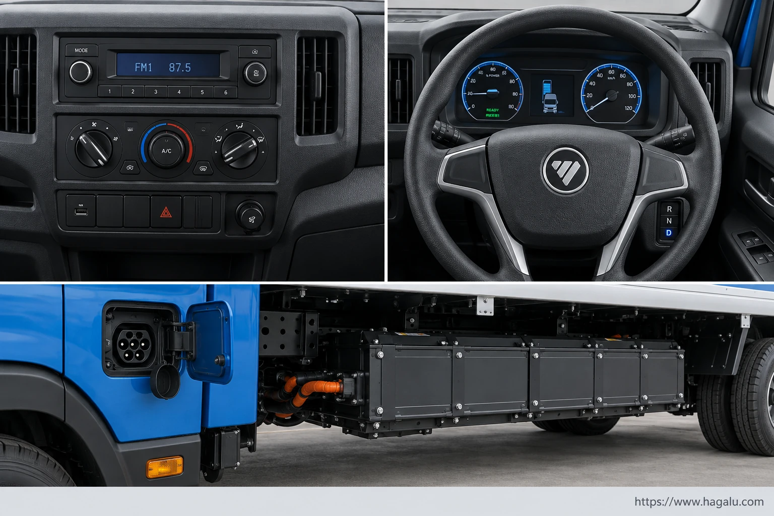 Foton eTruckmate interior view 2 for South African vehicle comparison