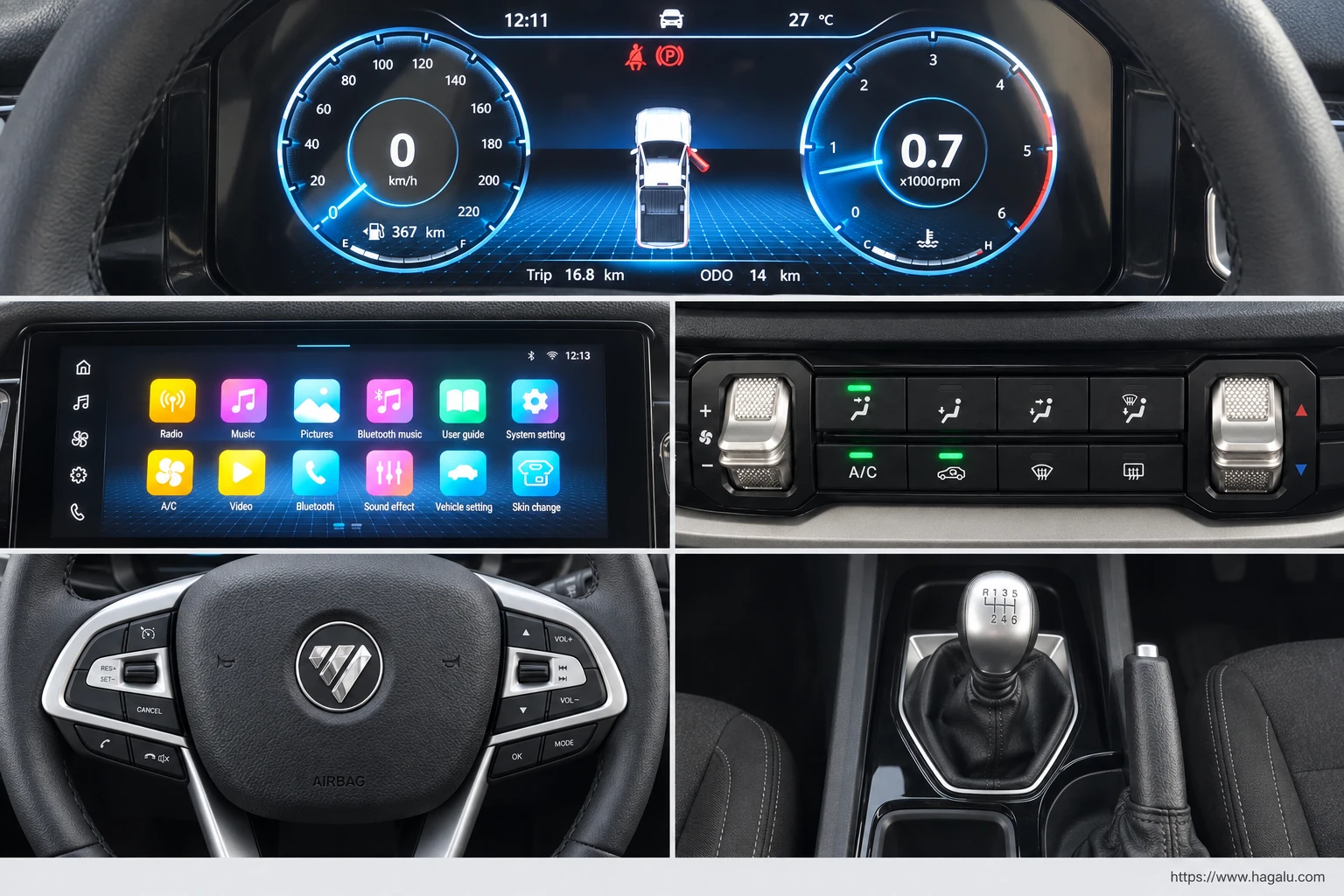 Foton Tunland G7 Single Cab interior view 2 for South African vehicle comparison