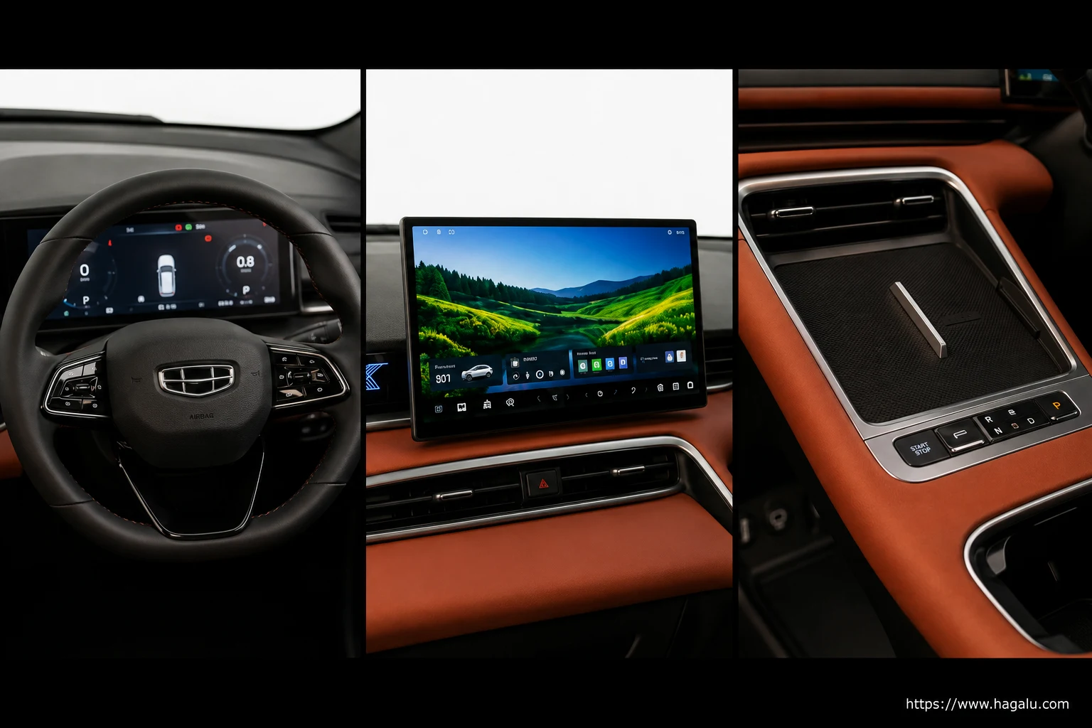 Geely Coolray interior view 2 for South African vehicle comparison