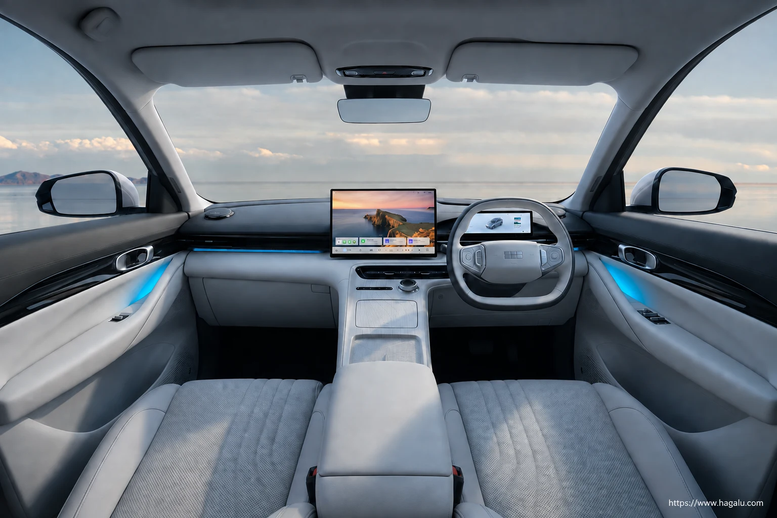 Geely E5 Electric interior view 1 for South African vehicle comparison