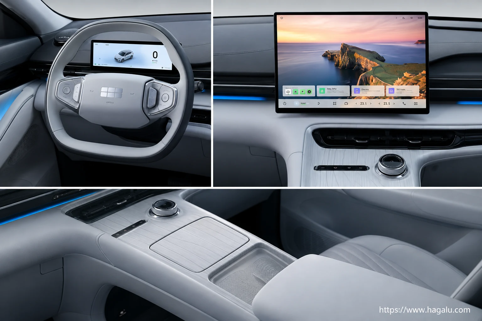Geely E5 Electric interior view 2 for South African vehicle comparison
