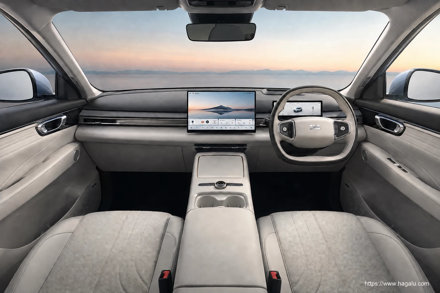 Geely E5 EM-i interior view 1 for South African vehicle comparison