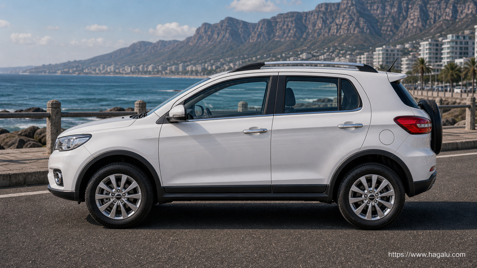 GWM H1 full side profile showing the roofline, doors and wheel design in South Africa