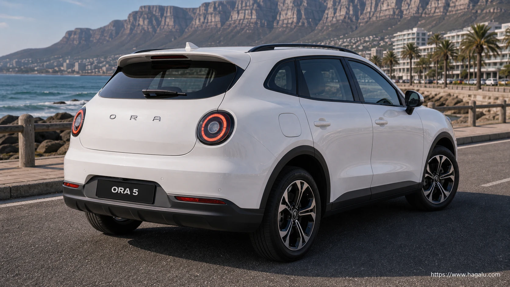 Gwm Ora 5 exterior view 2 — South Africa 2026
