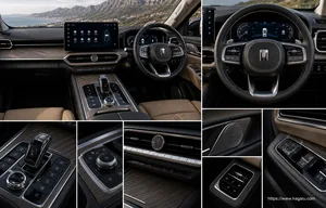 GWM Tank 500 interior view 2 for South African vehicle comparison