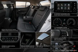 Honda Elevate interior view 4 for South African vehicle comparison