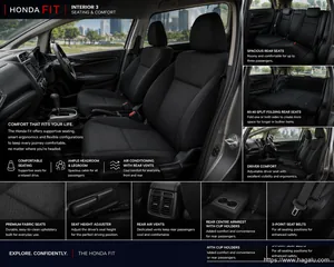 Honda Fit interior view 3 for South African vehicle comparison