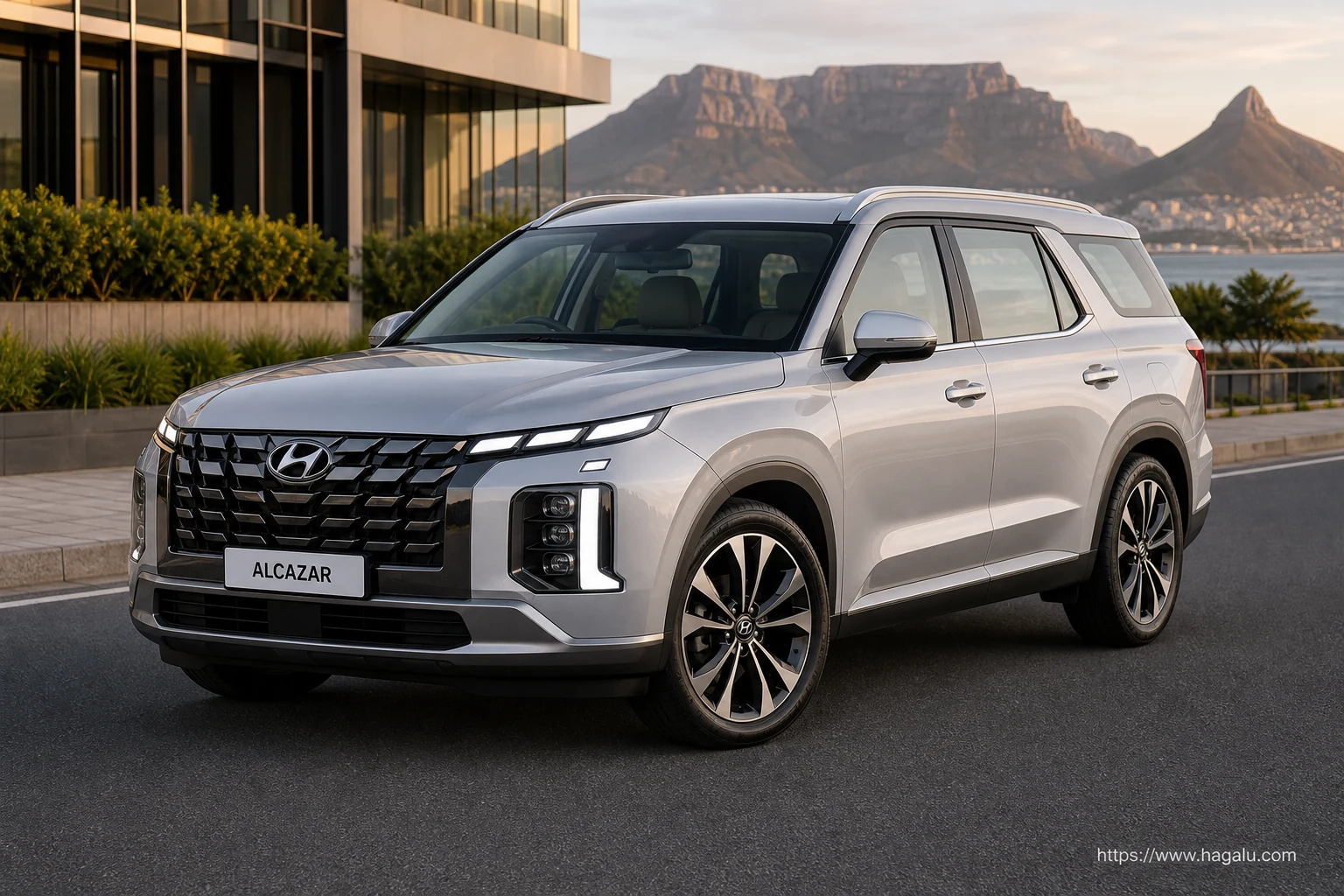 Hyundai ALCAZAR exterior view 1 — price and specifications in South Africa