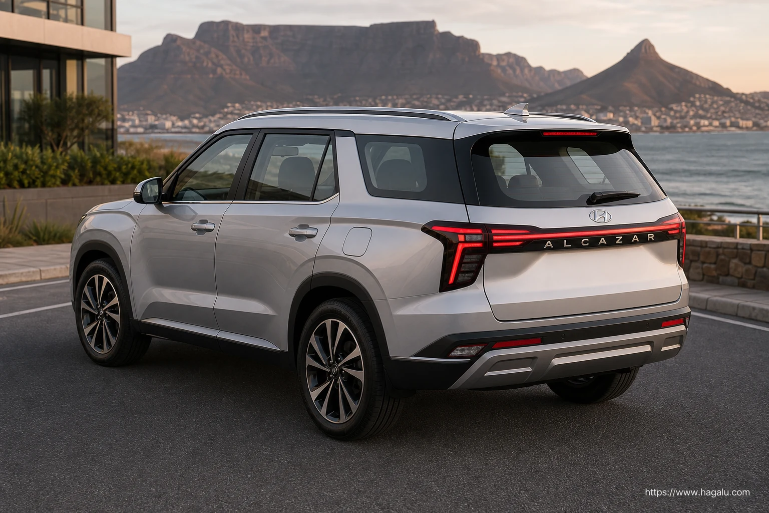 Hyundai ALCAZAR exterior view 2 — South Africa 2026