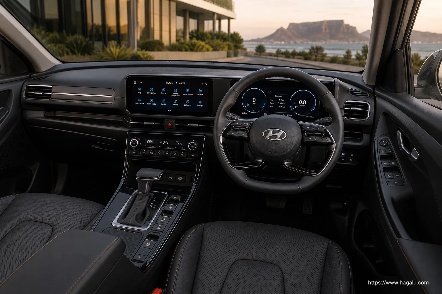 Hyundai ALCAZAR interior view 1 for South African vehicle comparison
