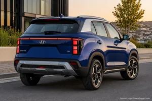 Hyundai Creta exterior view 2 — South Africa 2026