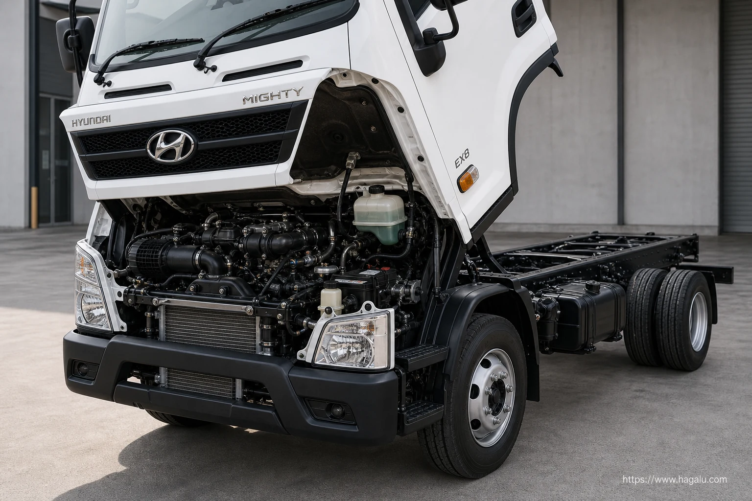 Hyundai EX-8 Chassis Cab exterior view 5 — South Africa 2026