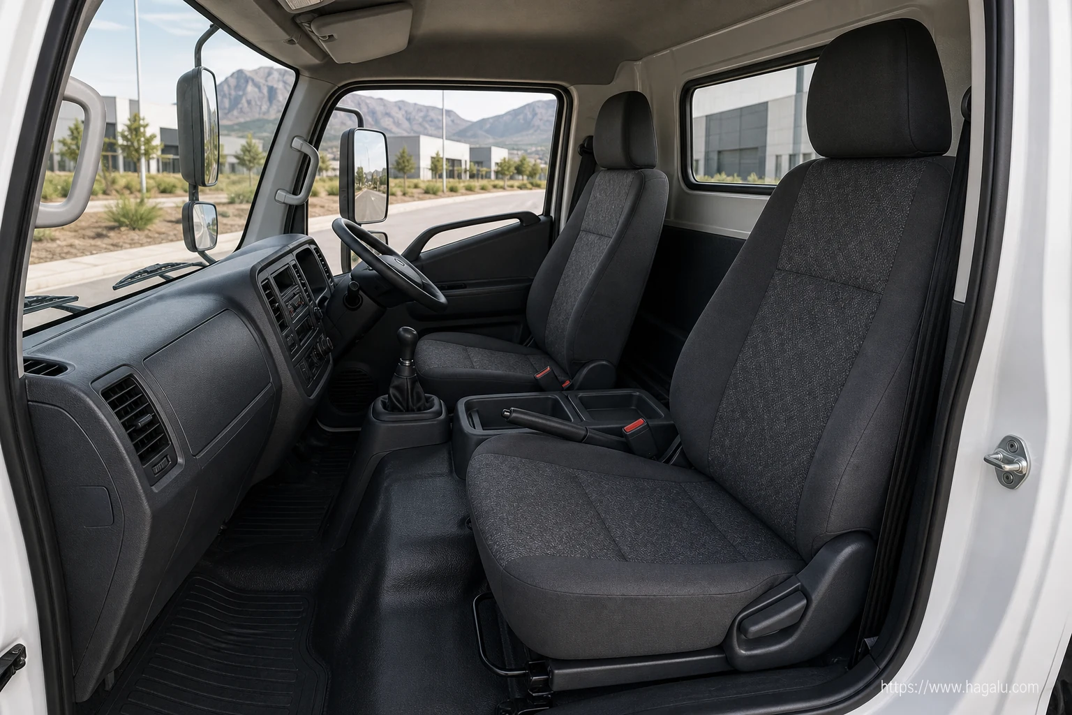 Hyundai EX-8 Chassis Cab interior view 3 for South African vehicle comparison