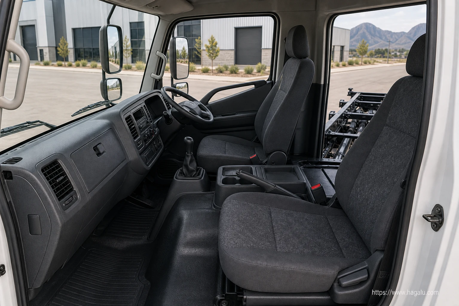Hyundai EX-8 Chassis Cab interior view 4 for South African vehicle comparison