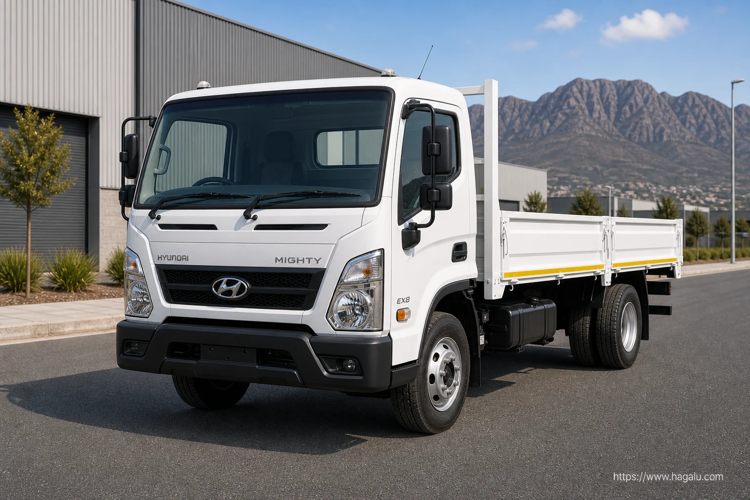 Hyundai EX-8 Dropside exterior view 1 — price and specifications in South Africa