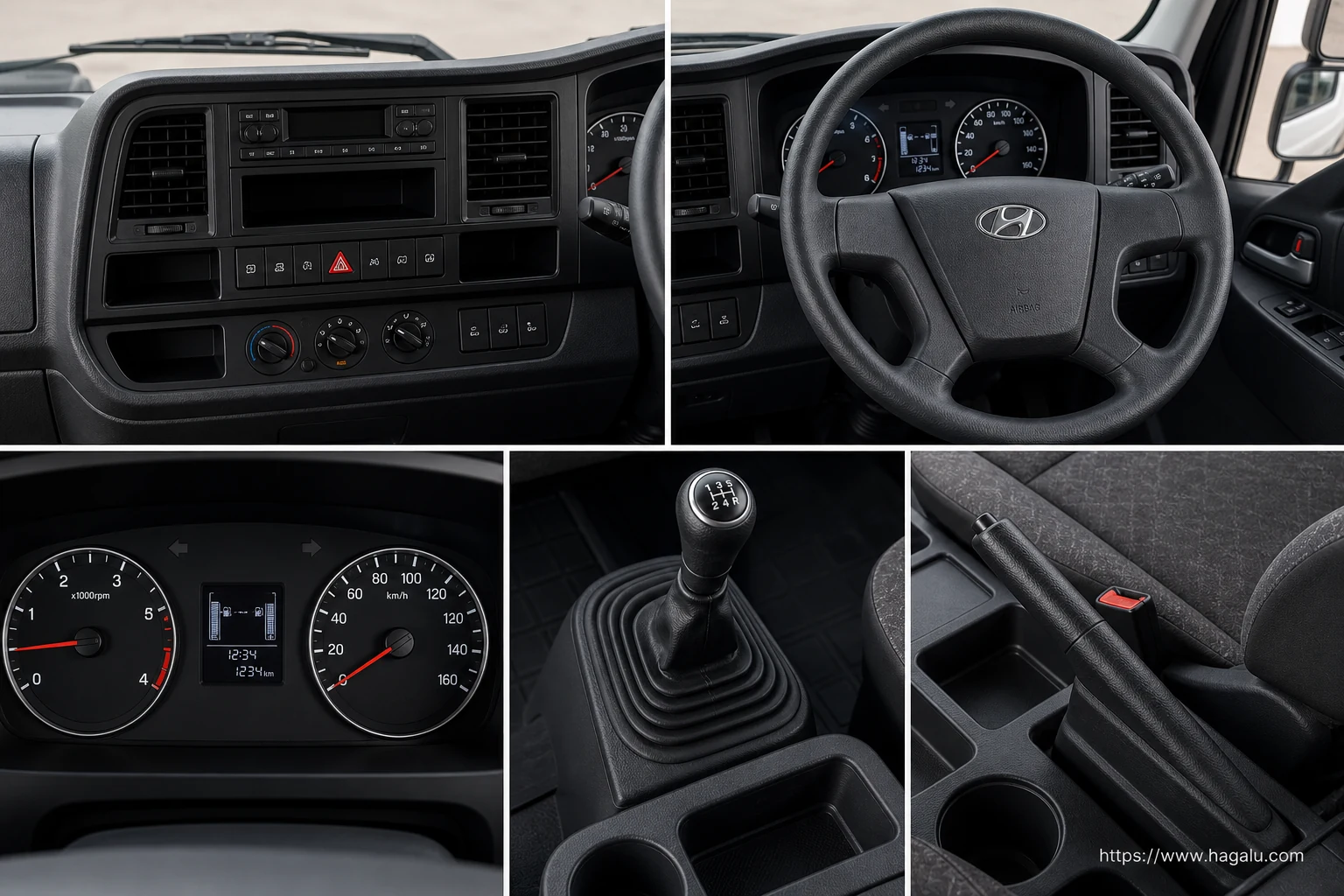 Hyundai EX-8 Tipper interior view 2 for South African vehicle comparison