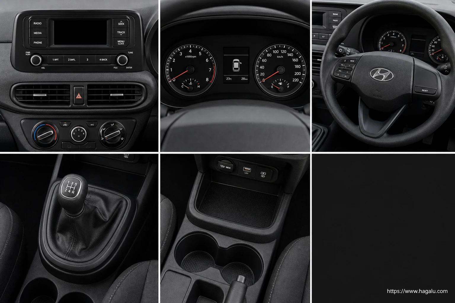 Hyundai Grand i10 Cargo interior view 2 for South African vehicle comparison