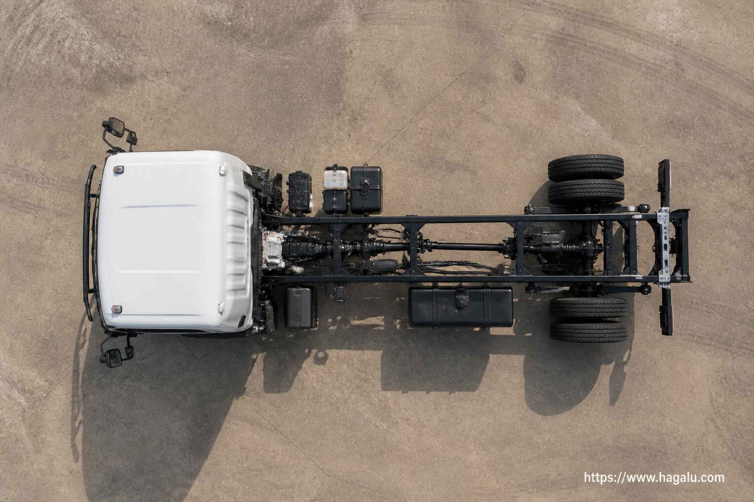Hyundai All-new GT-11 Mighty top-down seating layout showing the roof design and cabin arrangement in South Africa