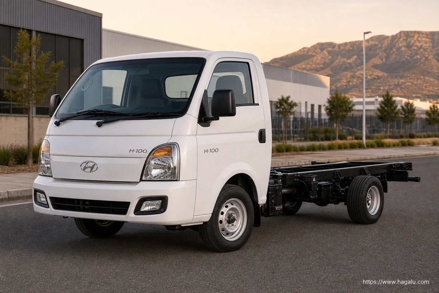 Hyundai H-100 Chassis Cab exterior view 1 — price and specifications in South Africa