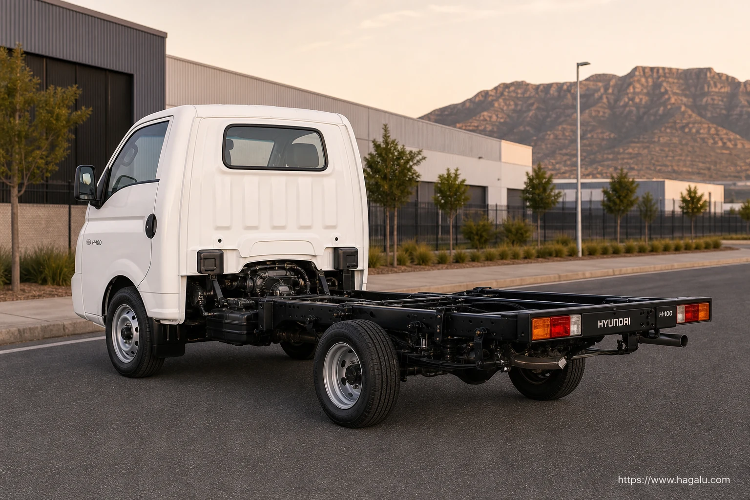 Hyundai H-100 Chassis Cab exterior view 2 — South Africa 2026