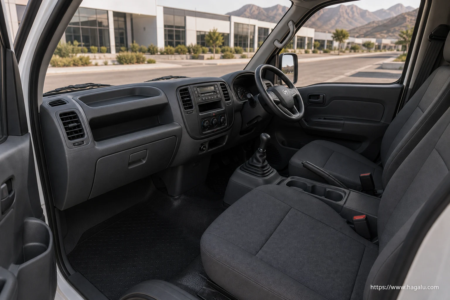 Hyundai H-100 Chassis Cab interior view 4 for South African vehicle comparison